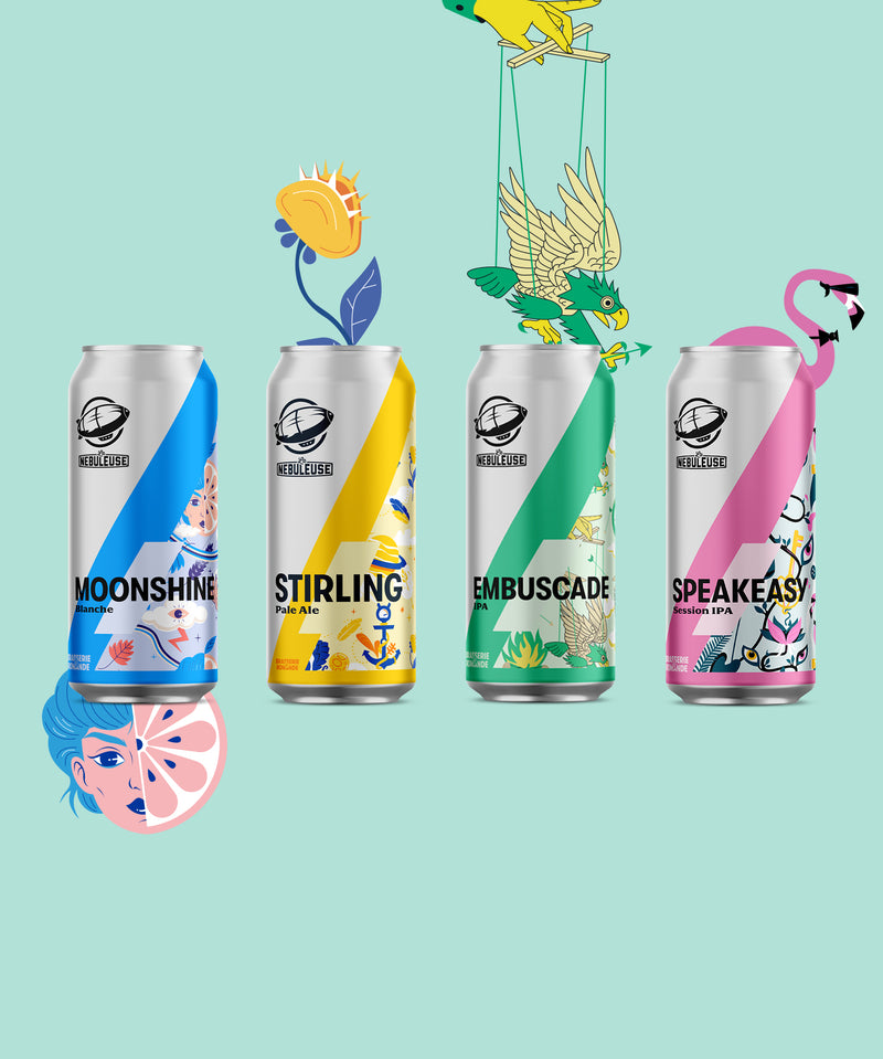 Pack Explorer de la brasserie romande "La Nébuleuse" à Lausanne