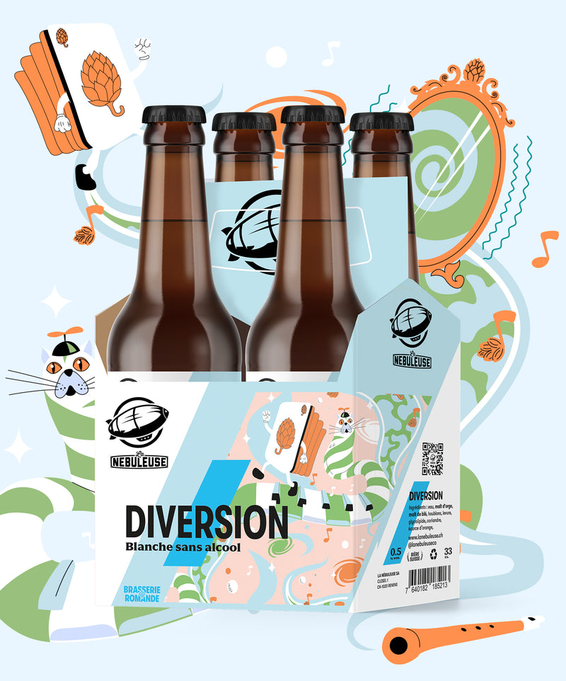 Diversion 4pack - Alcohol-free IPA