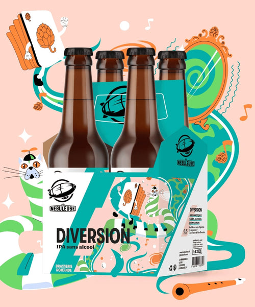 Diversion 4er-Pack - Alkoholfrei IPA