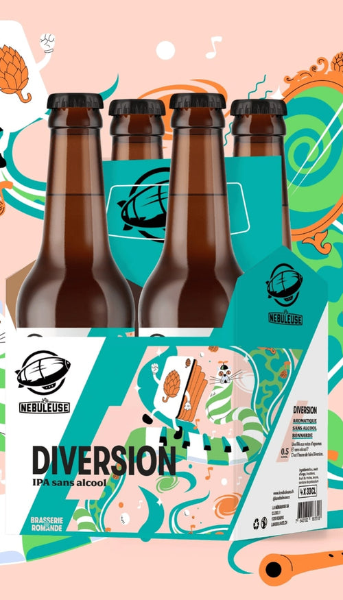 Diversion 4pack - Alcohol-free IPA