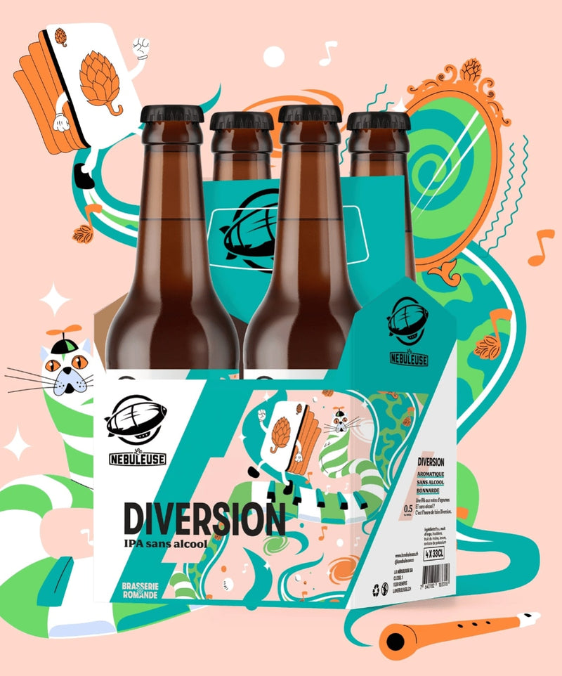 Diversion 4er-Pack - Alkoholfrei IPA