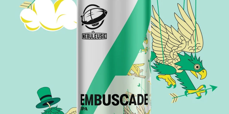 Etiquette de la canette Embuscade