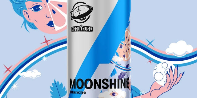 Etiquette de la canette Moonshine