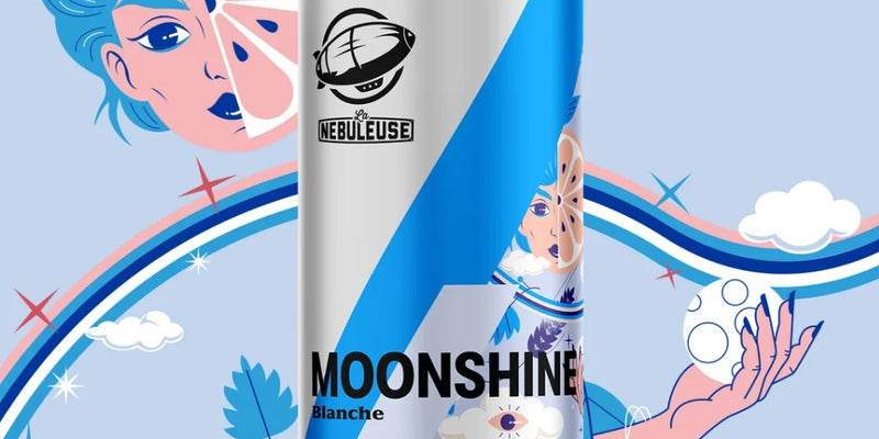 Etiquette de la canette Moonshine