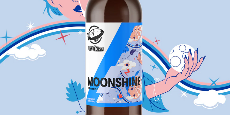 L'étiquette de la Moonshine