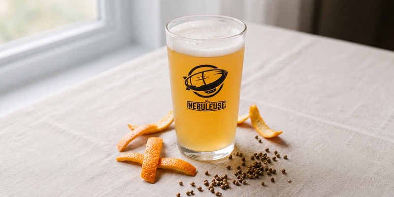 Un verre de Moonshine avec des écorces d'orange