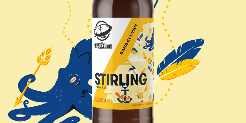 Le design de la bouteille Stirling.