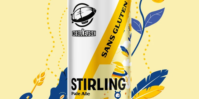Etiquette de la canette Stirling