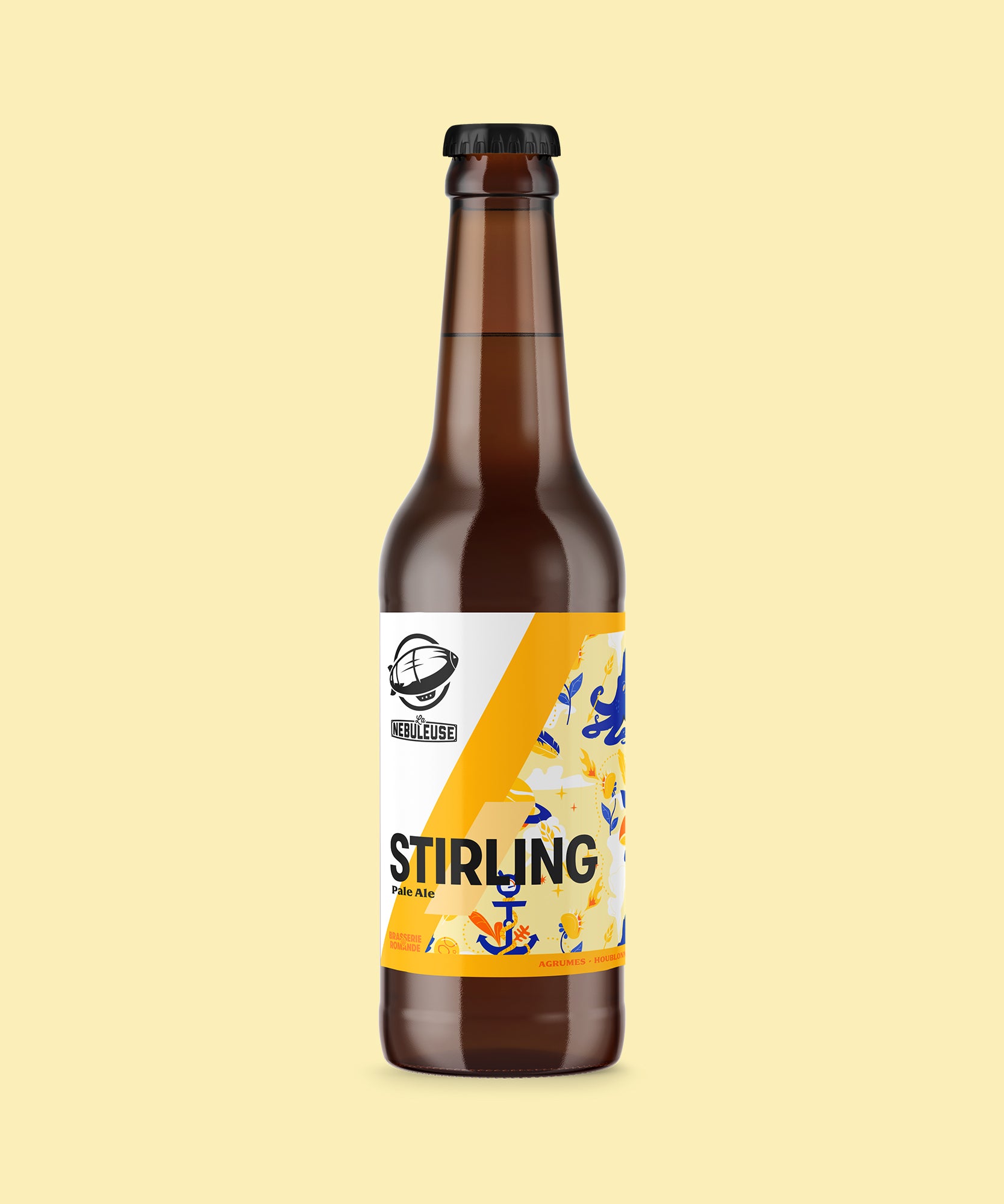 Bière Pale Ale Stirling bouteille de "La Nébuleuse" à Lausanne