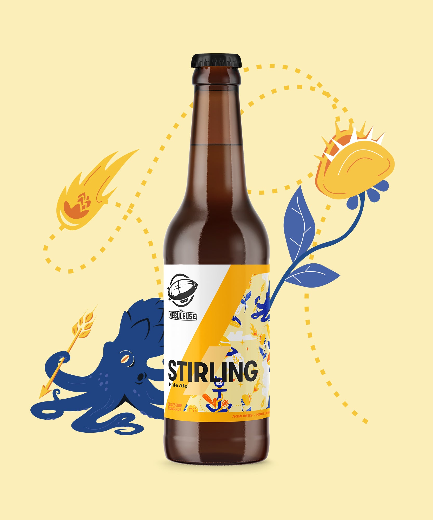 Bière Pale Ale Stirling bouteille de 